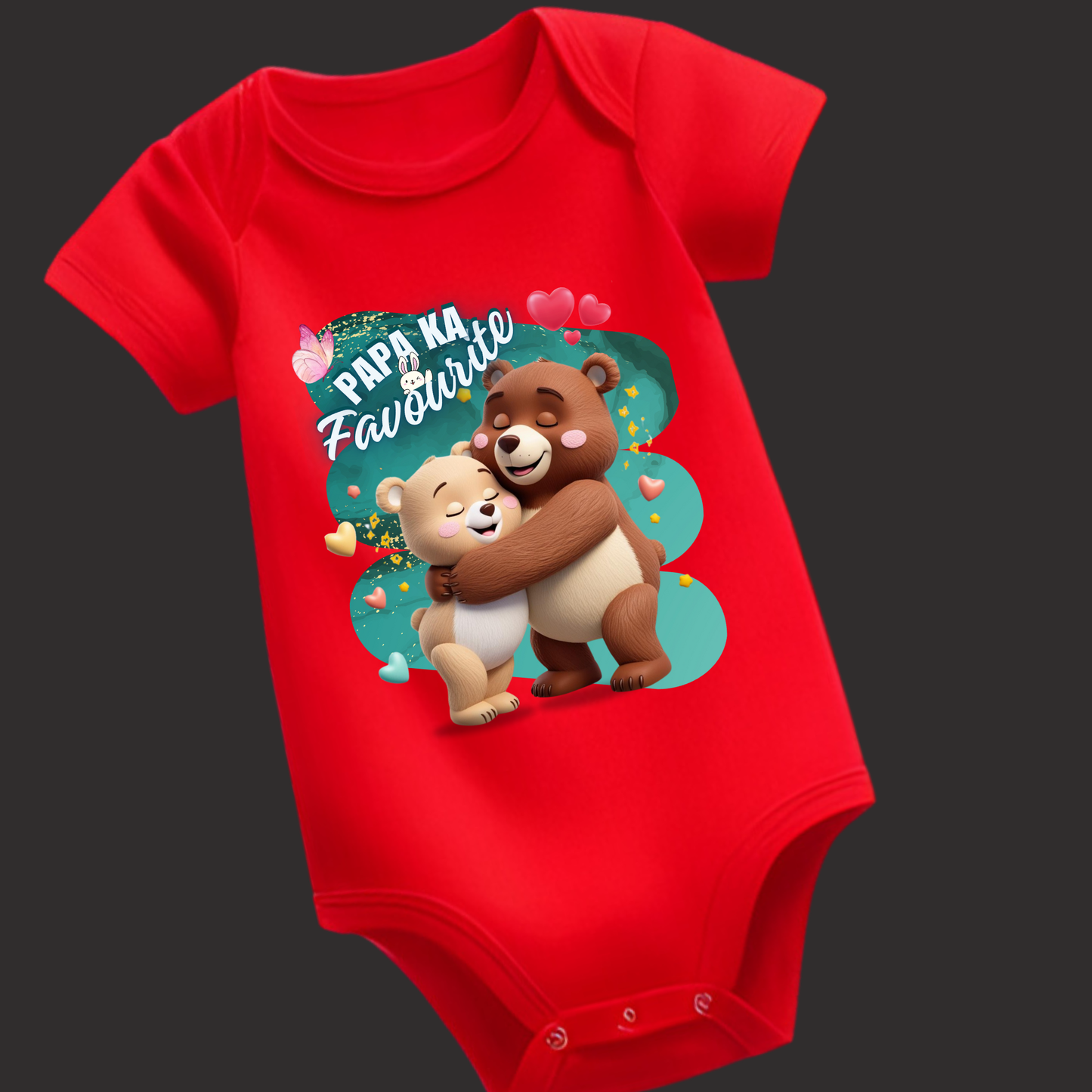 Papa Ka Favourite – Custom Baby Romper | Father's Day Special