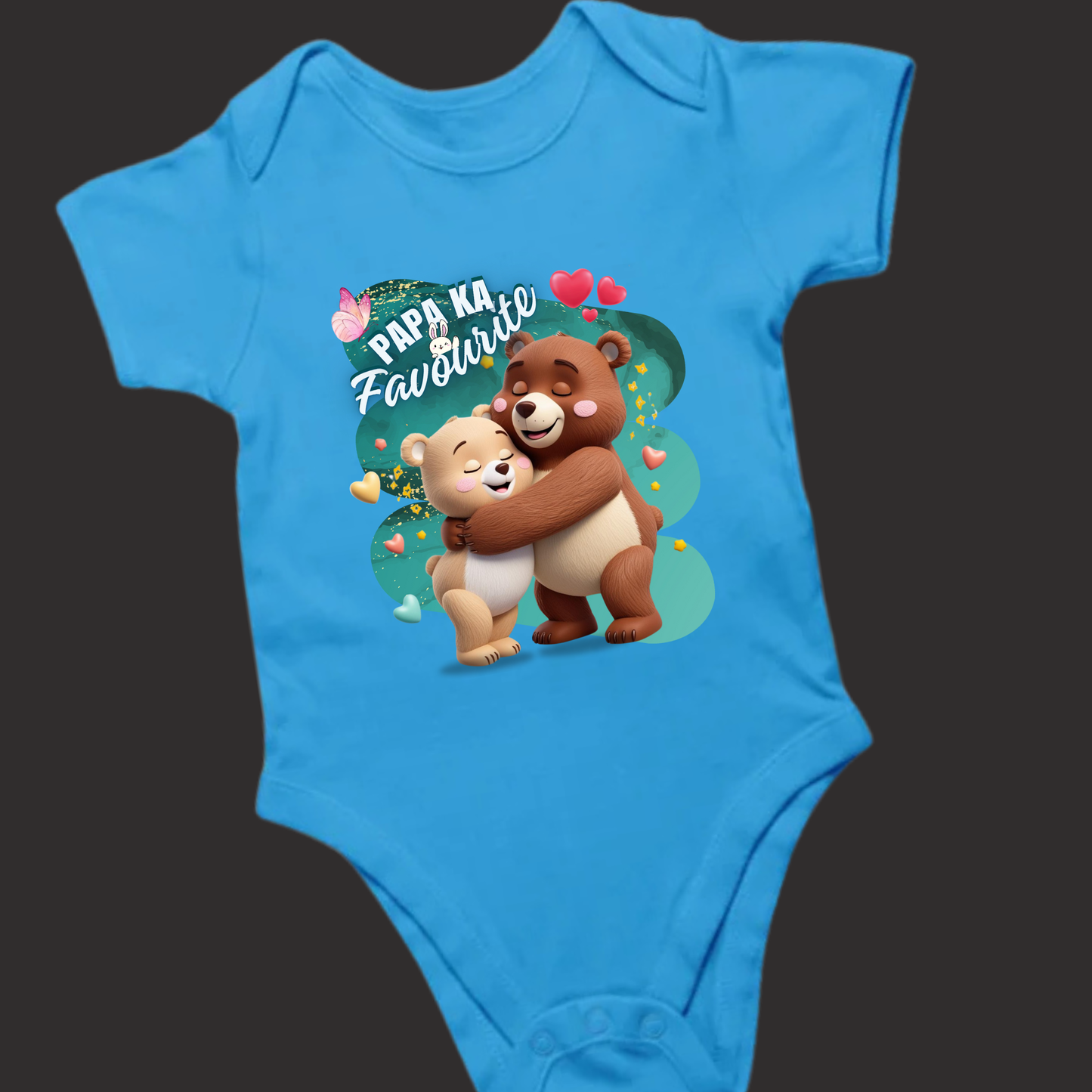 Papa Ka Favourite – Custom Baby Romper | Father's Day Special