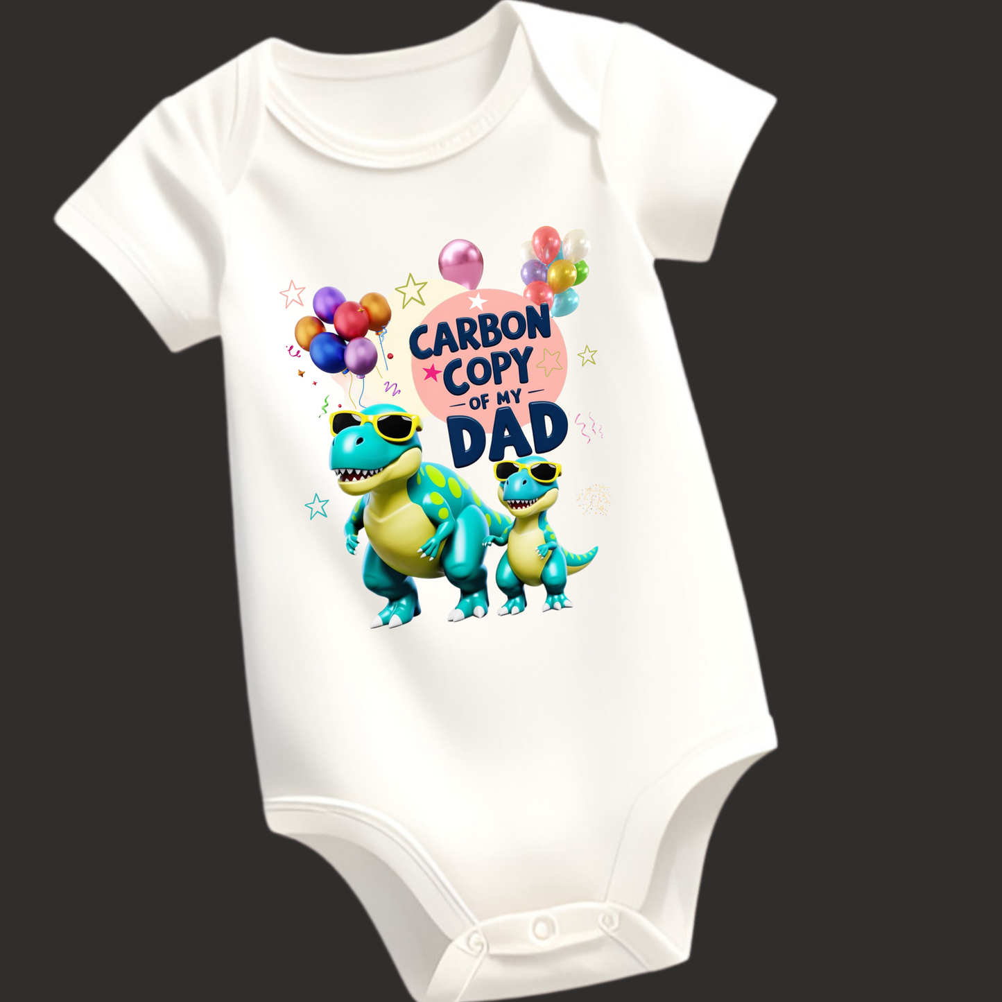 Carbon Copy of My Dad | Baby Romper