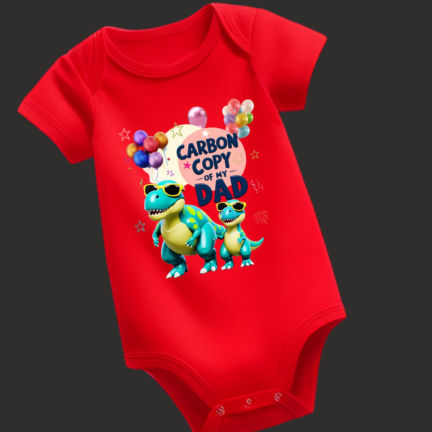 Carbon Copy of My Dad | Baby Romper