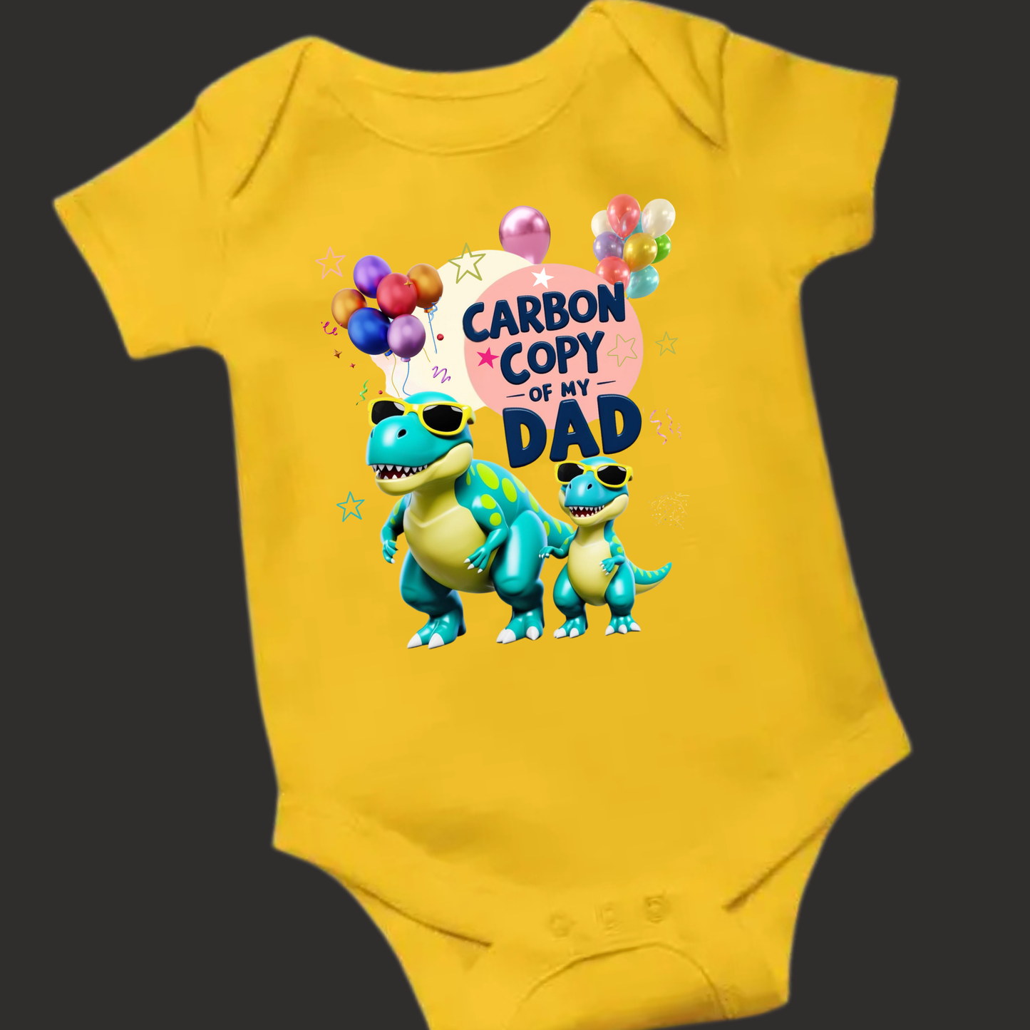 Carbon Copy of My Dad | Baby Romper