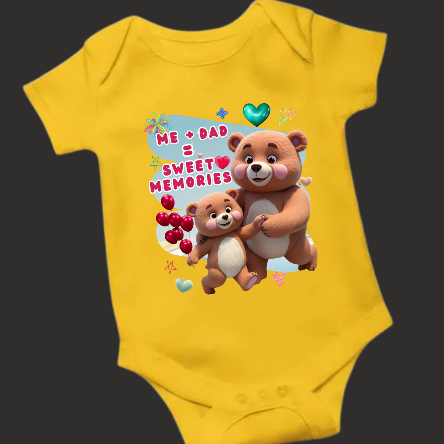 Me + Dad = Sweet Memories | Baby Romper