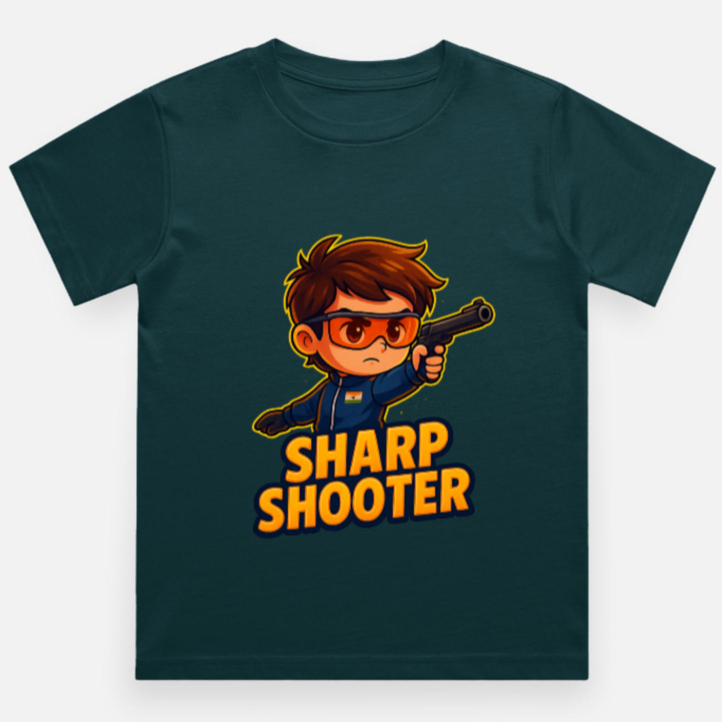 Sharp Shooter: Chibi Boy T-Shirt for Kids β Cool Anime Style (Exclusive)