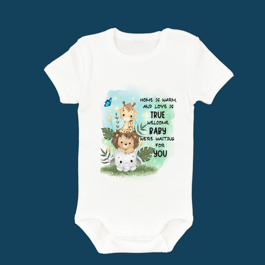 Welcome Home Baby Romper - Unisex -(0-5 months)