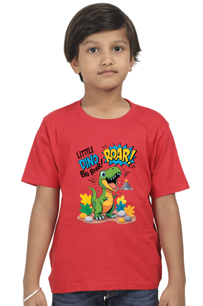 Baby Dinosaur Romper - 'Little Dino' Design | Soft Cotton Toddler T-Shirt