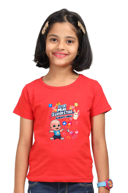 Adorable Bua- Girls T-shirts – Custom-Made for Comfort and Style