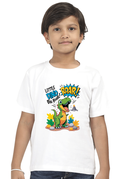 Baby Dinosaur Romper - 'Little Dino' Design | Soft Cotton Toddler T-Shirt