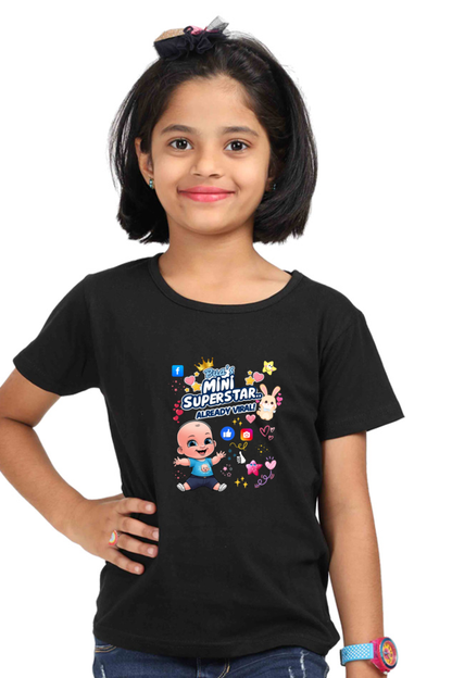 Adorable Bua- Girls T-shirts – Custom-Made for Comfort and Style