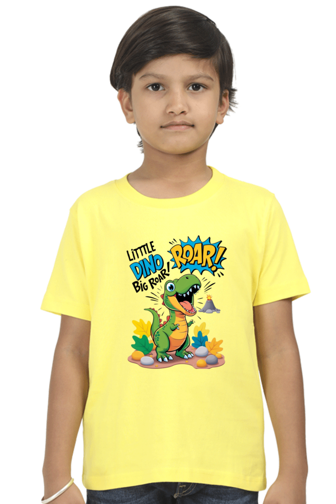 Baby Dinosaur Romper - 'Little Dino' Design | Soft Cotton Toddler T-Shirt