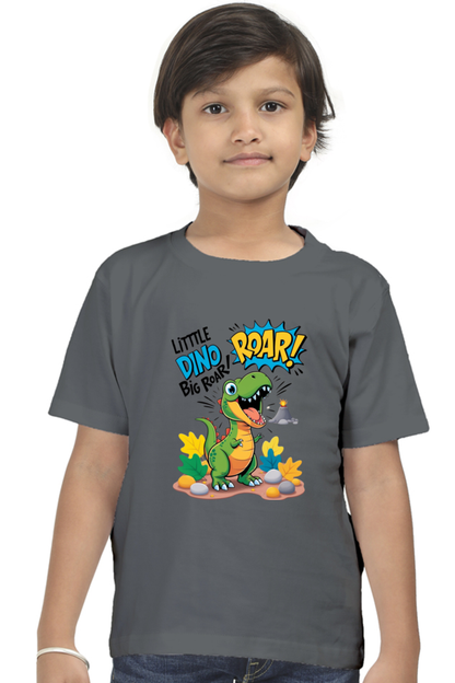 Baby Dinosaur Romper - 'Little Dino' Design | Soft Cotton Toddler T-Shirt