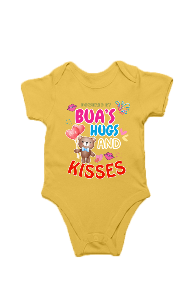 Adorable Bua-Themed Cotton Baby Romper – Custom-Made for Comfort and Style