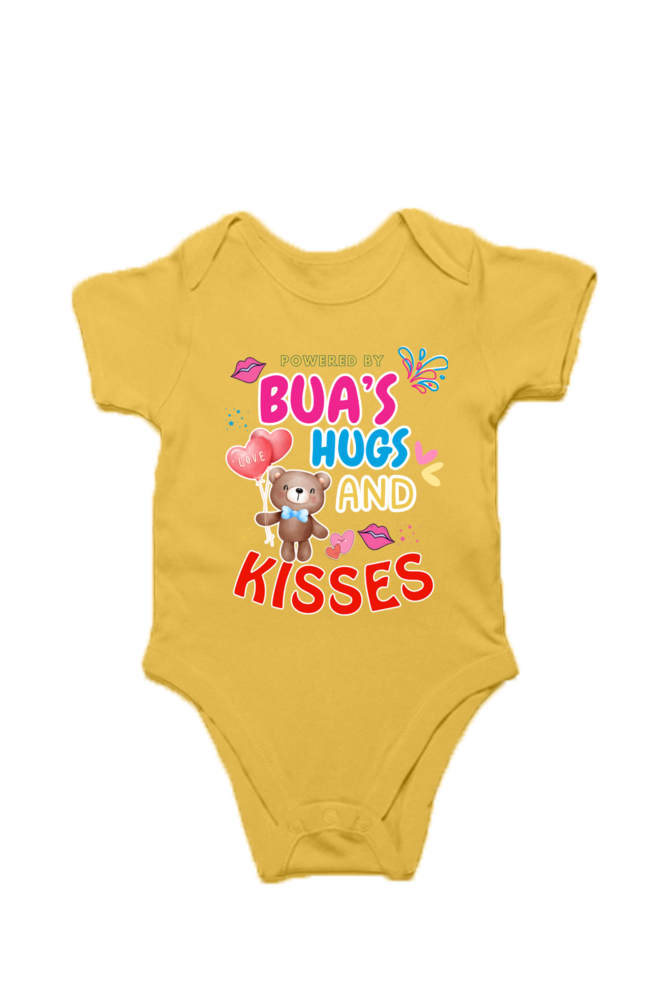Adorable Bua-Themed Cotton Baby Romper – Custom-Made for Comfort and Style
