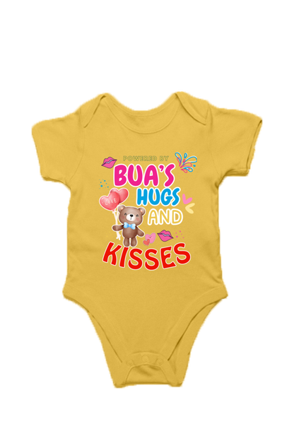 Adorable Bua-Themed Cotton Baby Romper – Custom-Made for Comfort and Style