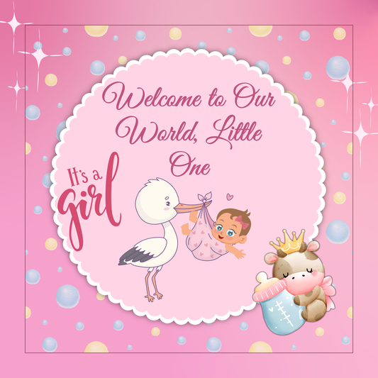 Baby Keepsake Memory Book (0–6 Months) – Pink Edition