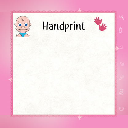 Baby Keepsake Memory Book (0–6 Months) – Pink Edition