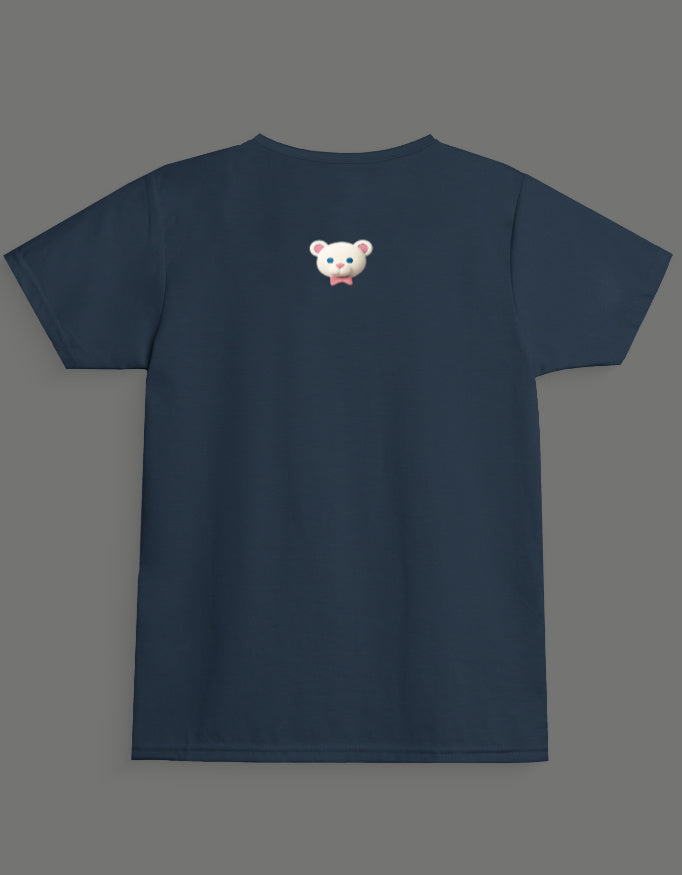 Twin Girl Tees - I'm Meethi , I'm Namkeen _ Navy Blue