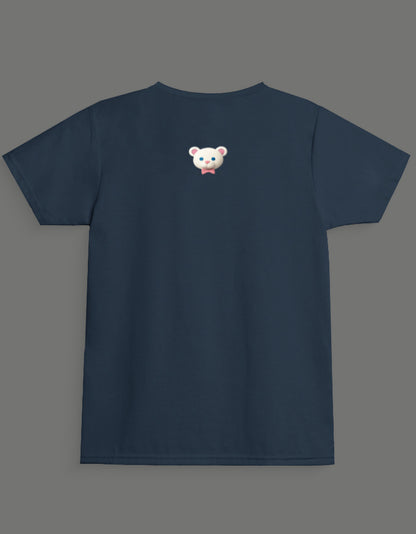 Twin Girl Tees - I'm Meethi , I'm Namkeen _ Navy Blue