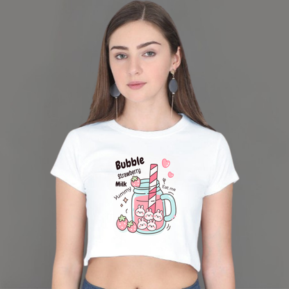 Boba Tee - Crop Top