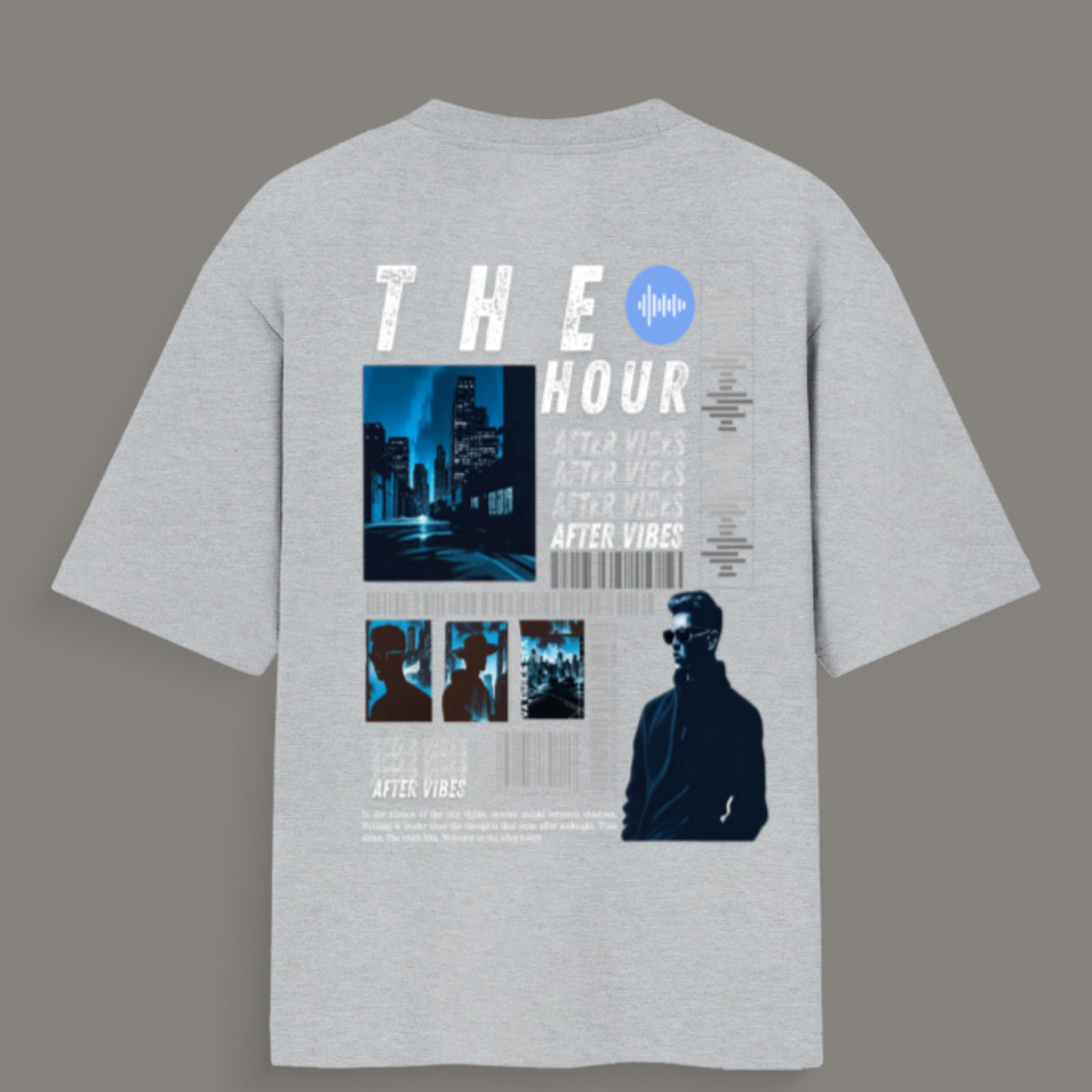 ⏳ The Hour & After Vibes – Oversized Tee for That Late Night Energy (Standard T-Shirt)