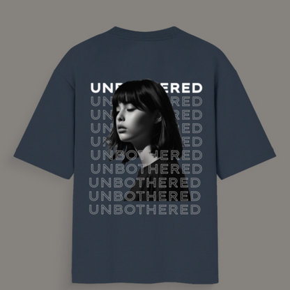 😌 Unbothered – Oversized Tee for the Chill Queens