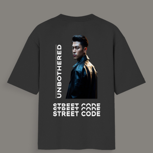 😎 Street Code – Unbothered -Unisex Oversized Standard T-Shirt