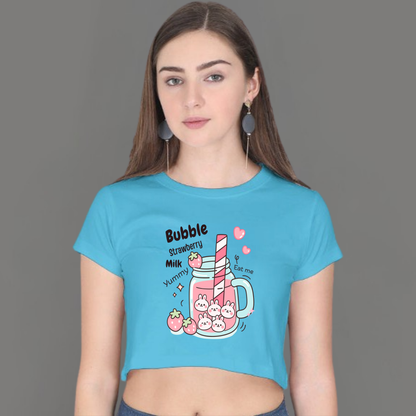 Boba Tee - Crop Top