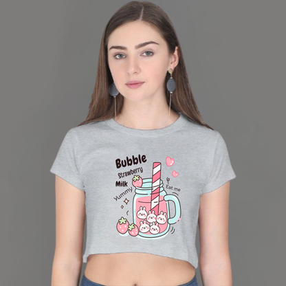 Boba Tee - Crop Top