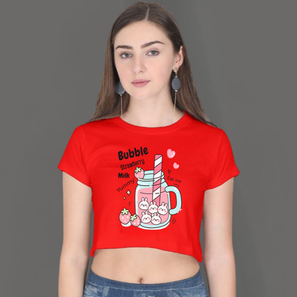 Boba Tee - Crop Top
