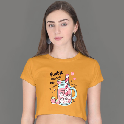 Boba Tee - Crop Top