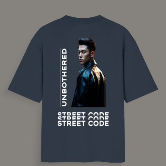😎 Street Code – Unbothered -Unisex Oversized Standard T-Shirt