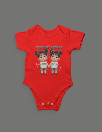 Together forever - Twin Rompers