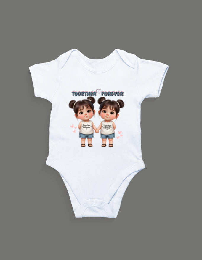 Together forever - Twin Rompers