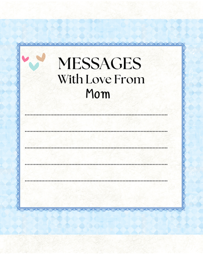 Baby Boy Keepsake Memory Book (0–6 Months)