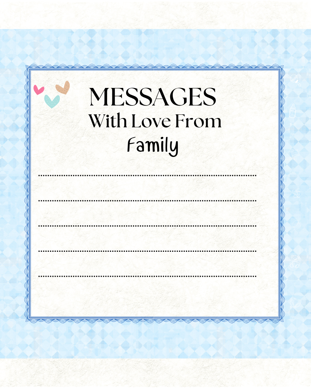 Baby Boy Keepsake Memory Book (0–6 Months)