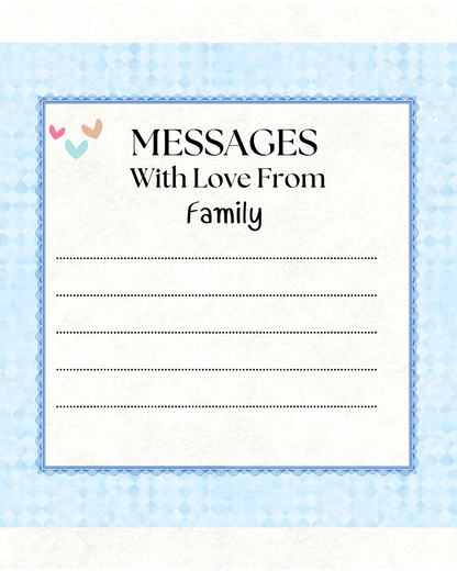 Baby Boy Keepsake Memory Book (0–6 Months)