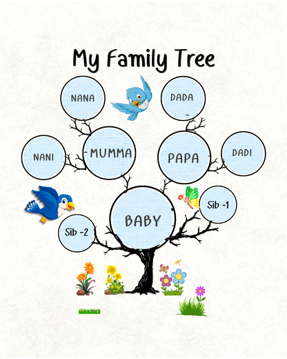 Baby Boy Keepsake Memory Book (0–6 Months)