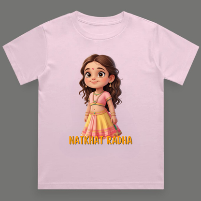 Natkhat Radha -  Crew Neck T-Shirt