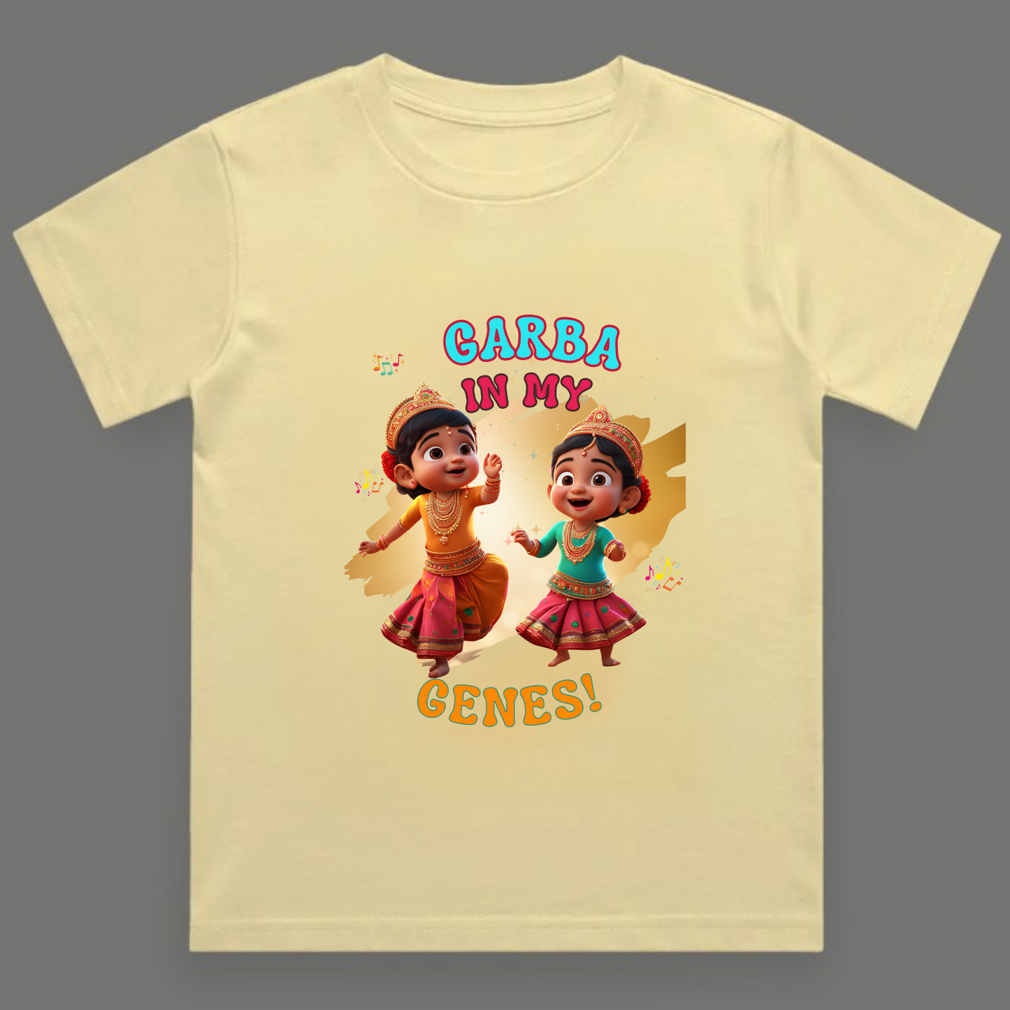 Garba in My Genes |  Unisex Cotton Festive Tee