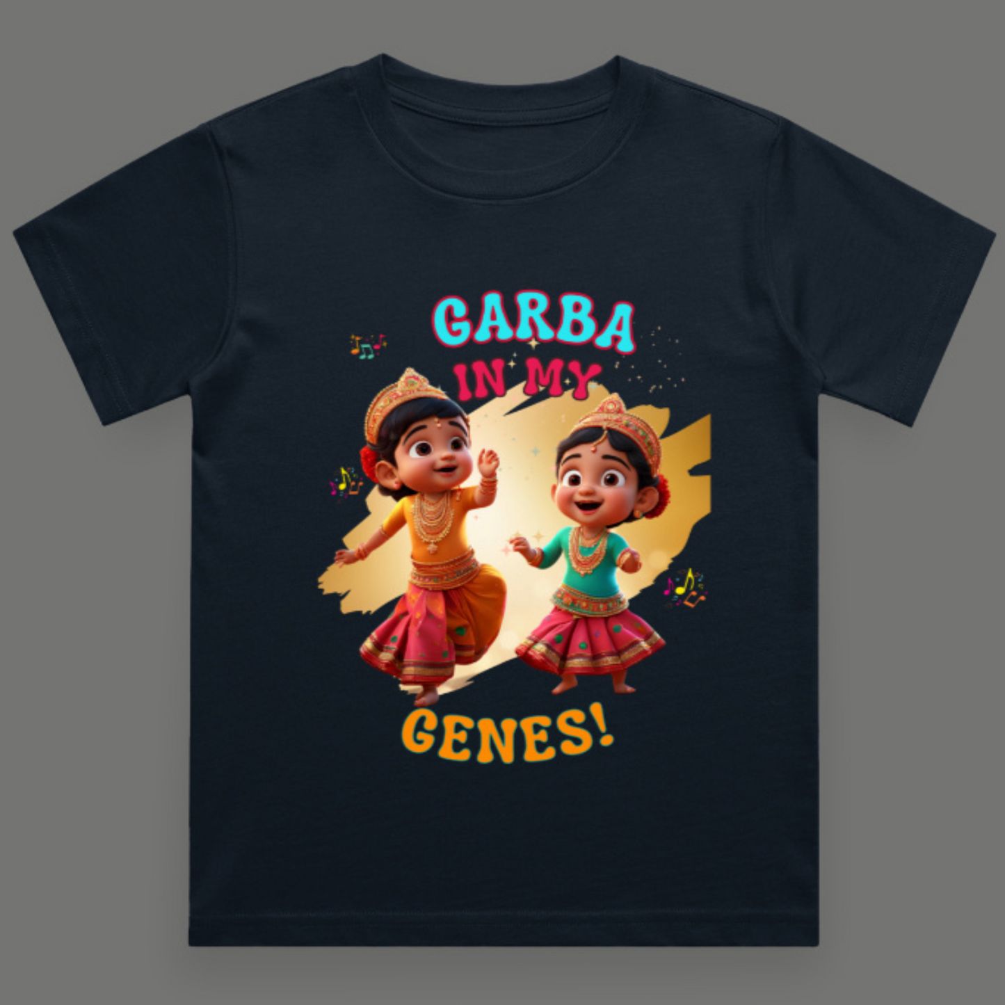 Garba in My Genes |  Unisex Cotton Festive Tee