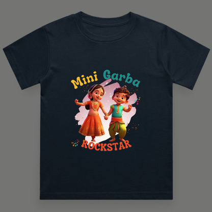 Mini Garba Rockstar | Unisex Cotton Festive Tee