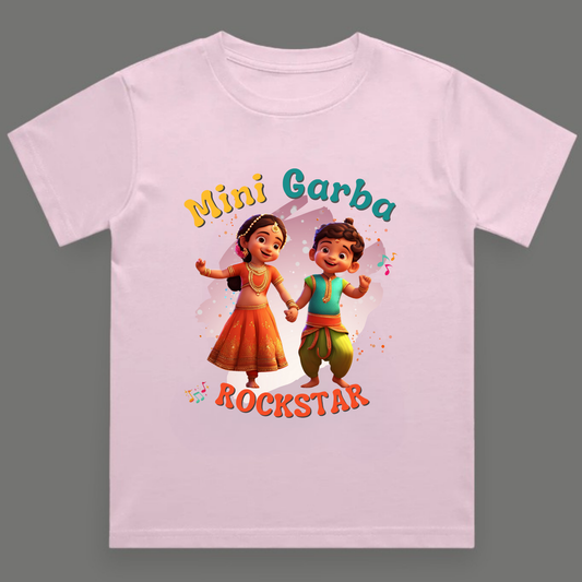 Mini Garba Rockstar | Unisex Cotton Festive Tee