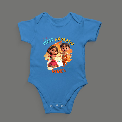 First Navratri Vibes |  Unisex Cotton Festive Kids Rompers