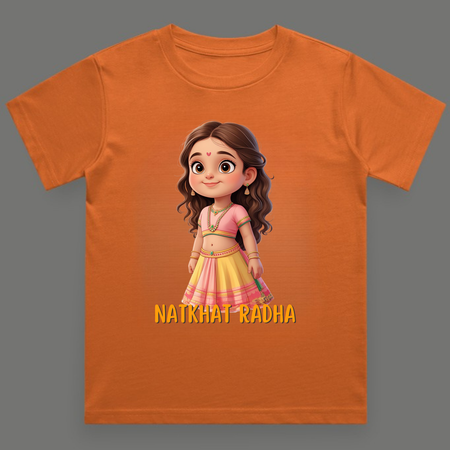 Natkhat Radha -  Crew Neck T-Shirt