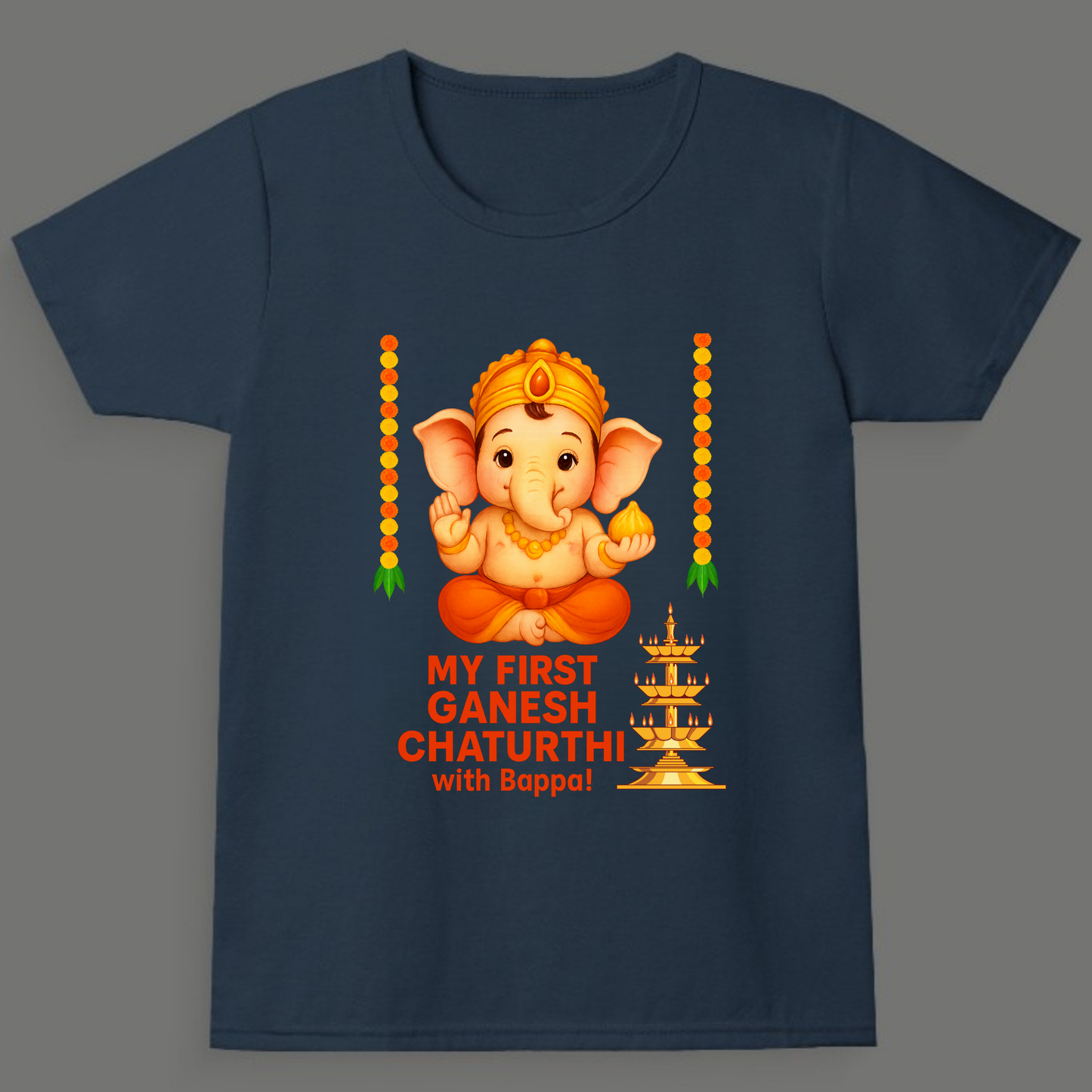 My First Ganpati – Festive Babywear for Little Devotees - Unisex Tee