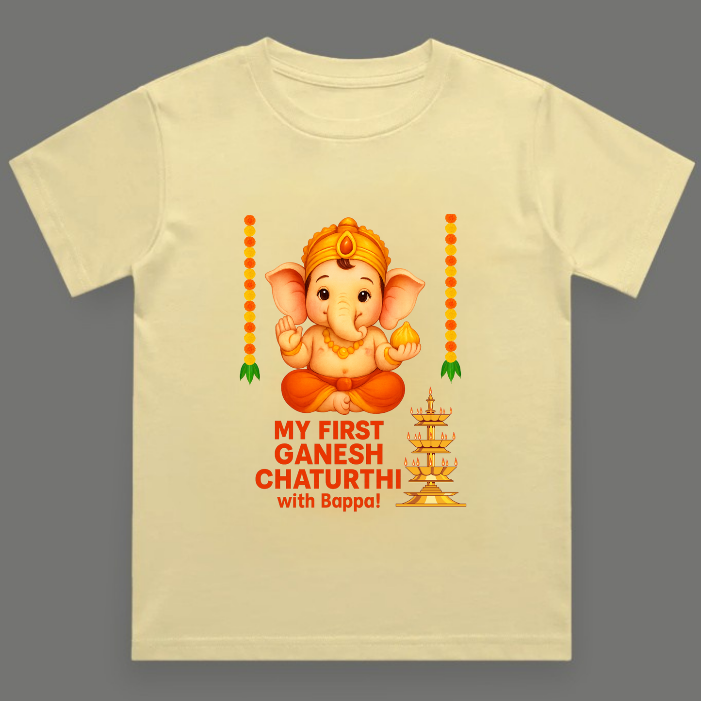 My First Ganpati – Festive Babywear for Little Devotees - Unisex Tee