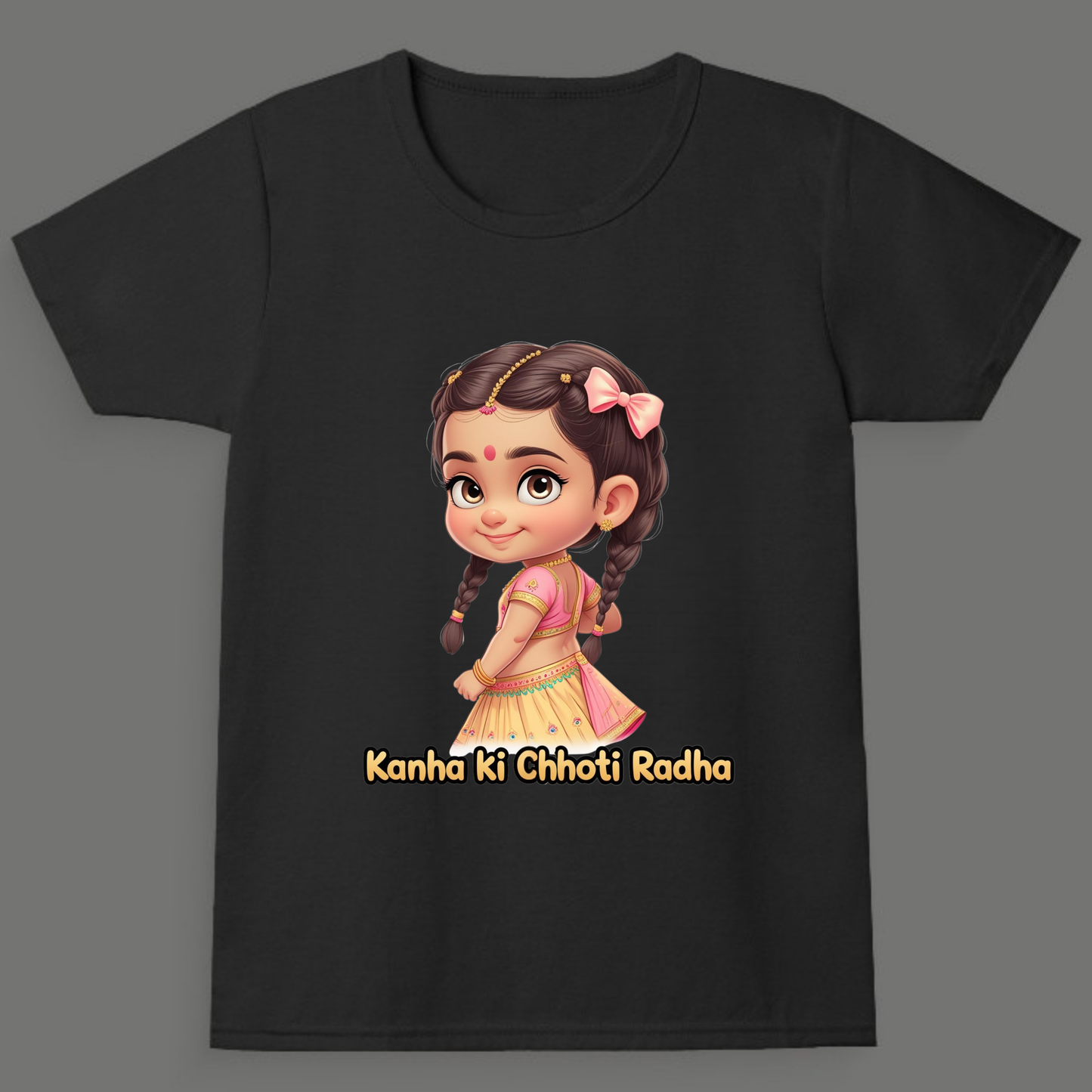 Kanha ki Chhoti Radha - Girl's Crew Neck T-Shirt