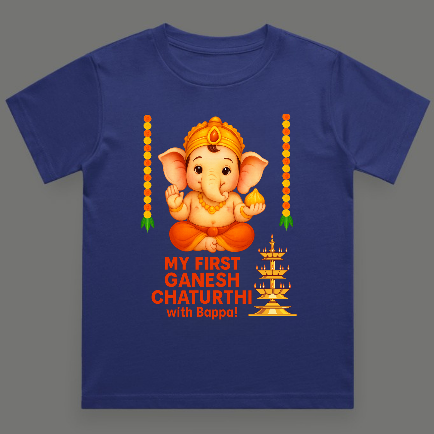 My First Ganpati – Festive Babywear for Little Devotees - Unisex Tee