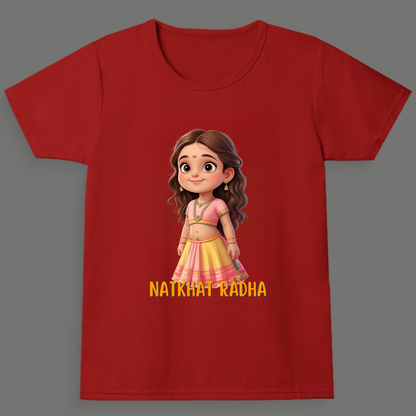 Natkhat Radha -  Crew Neck T-Shirt