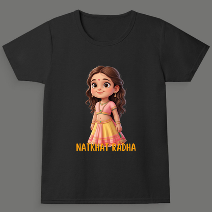 Natkhat Radha -  Crew Neck T-Shirt