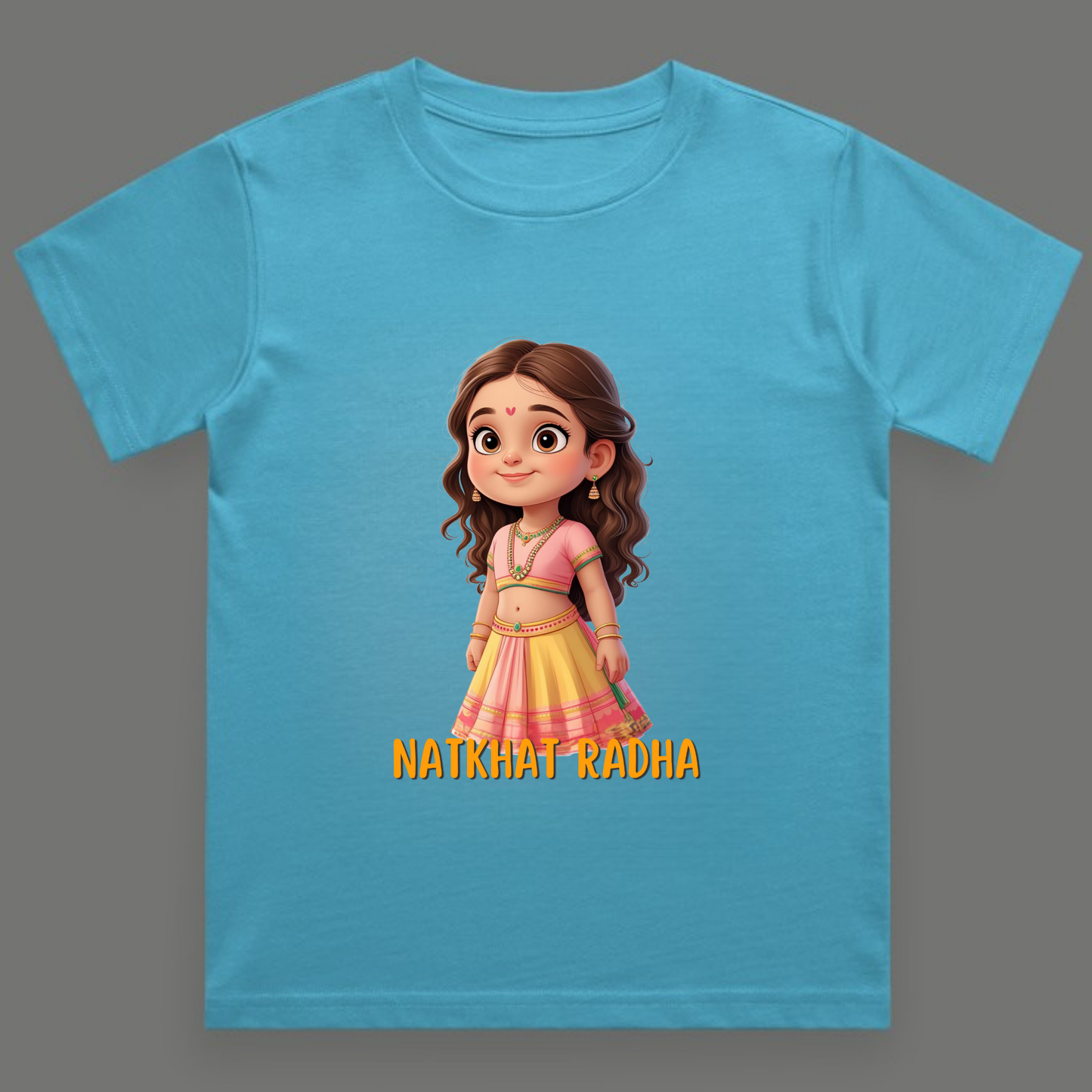 Natkhat Radha -  Crew Neck T-Shirt